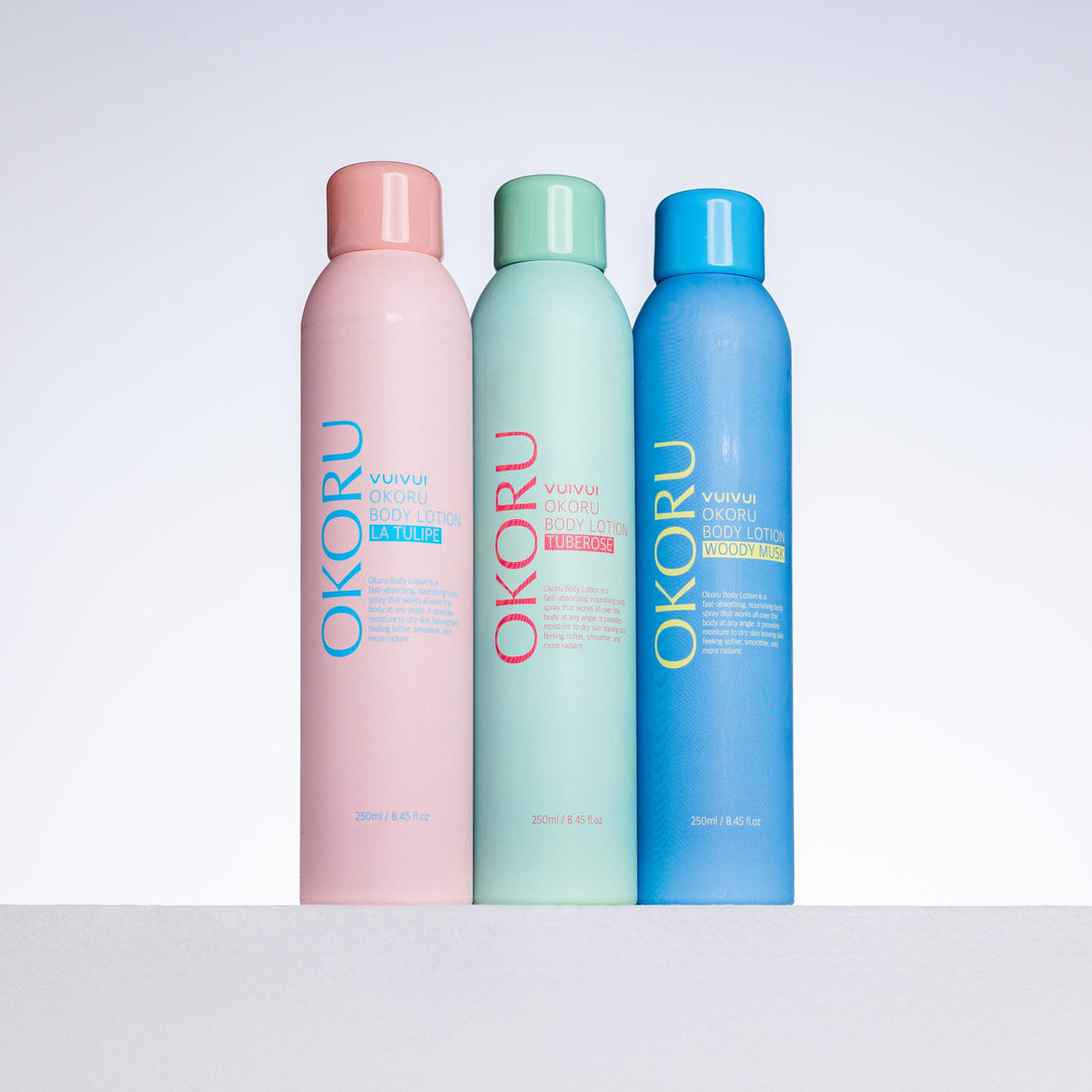 OKORU BODY LOTION TUBEROSE spray testápoló Tuberose illattal