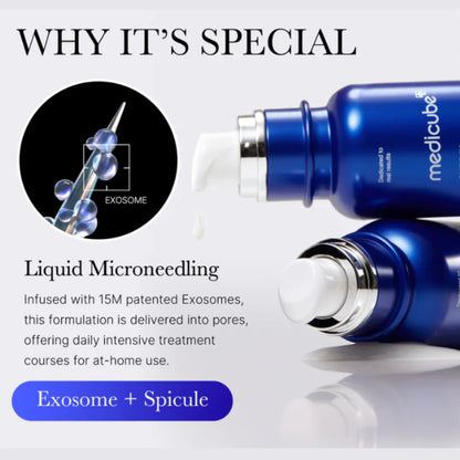 Medicube ONE DAY EXOSOME SHOT Pore Ampoule 7500 30ml bottle and box set