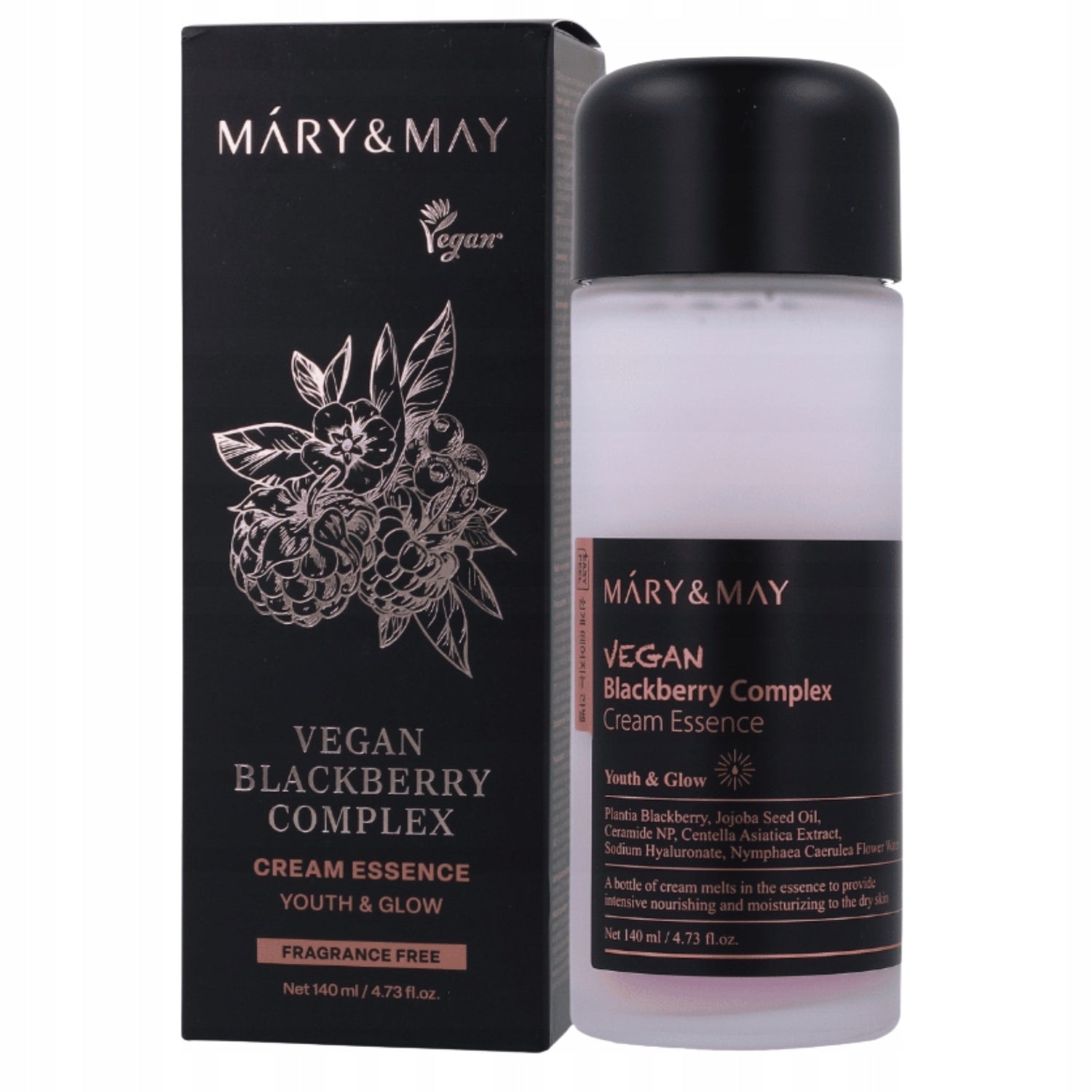 Two-phase essence-face cream with blackberries Mary&amp;May