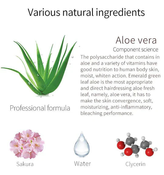 Mitomo Mască de netezire și hidratare cu Aloe și extract de cireș japonez Sakura