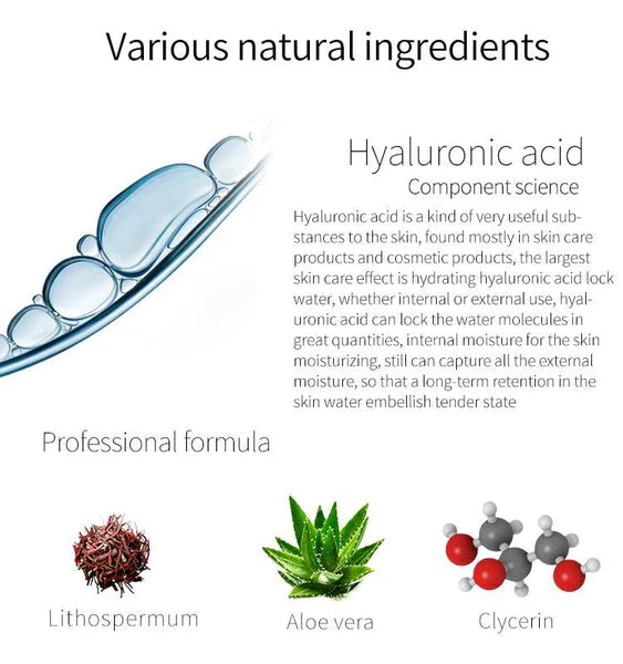 Mitomo Rejuvenating and hydrating face mask with hyaluronic acid and Lithospermum