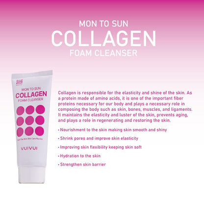 Cleansing foam with collagen Mon To Sun Foam Cleanser Collagen