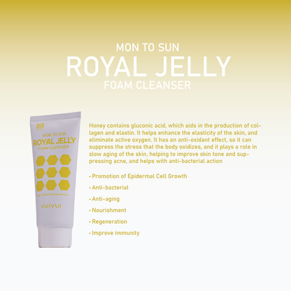 Cleansing foam with royal jelly Mon To Sun Foam Cleanser Royal Jelly