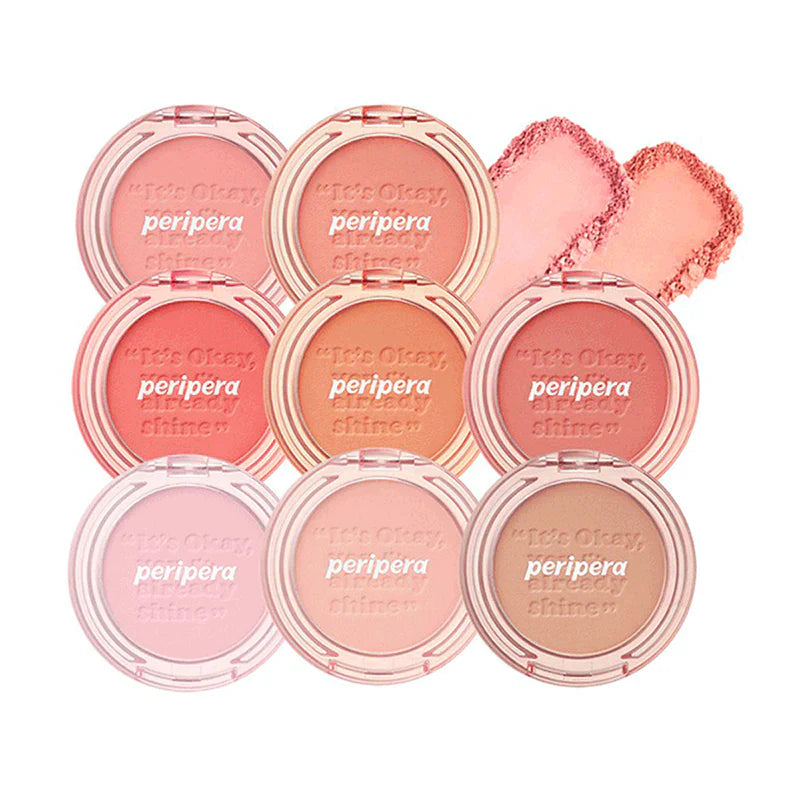 Blush in pastel shades Peripera Pure Blushed Sunshine Cheek - Koreancare