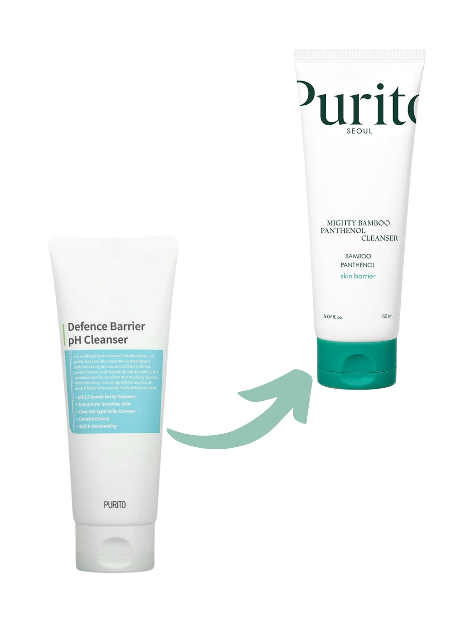 Spumă de curățare facială PURITO Defense Barrier Ph Cleanser