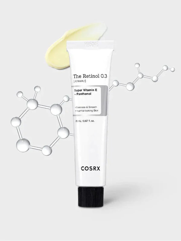 Crème visage au rétinol COSRX The Retinol 0.3 Cream Super Vitamin E + Panthenol 20ml