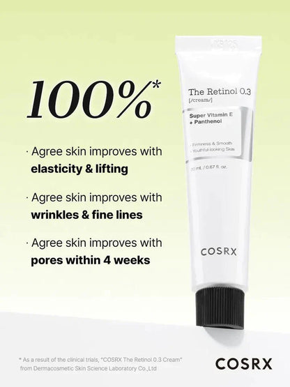 Κρέμα προσώπου με ρετινόλη COSRX The Retinol 0,3% Cream