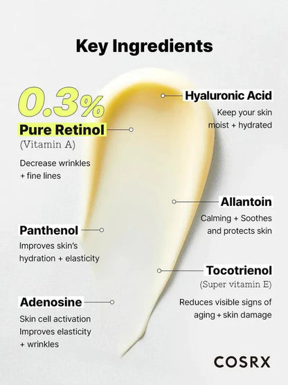 Face cream with retinol COSRX The Retinol 0,3% Cream