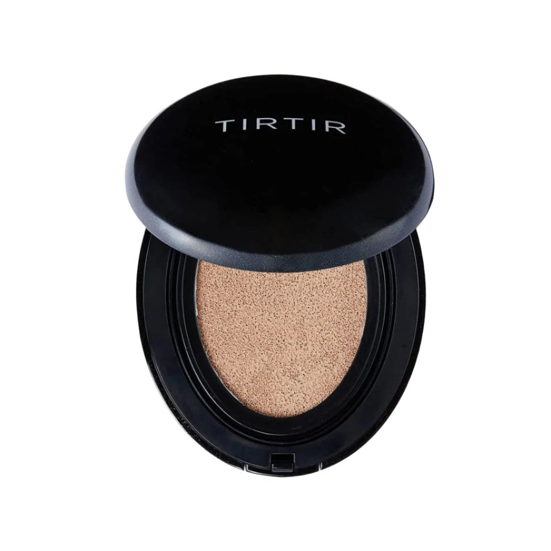 Brightening face powder with high coverage TIRTIR Re-Fill Mask Fit Cushion SPF50+ PA+++ 21N IVORY