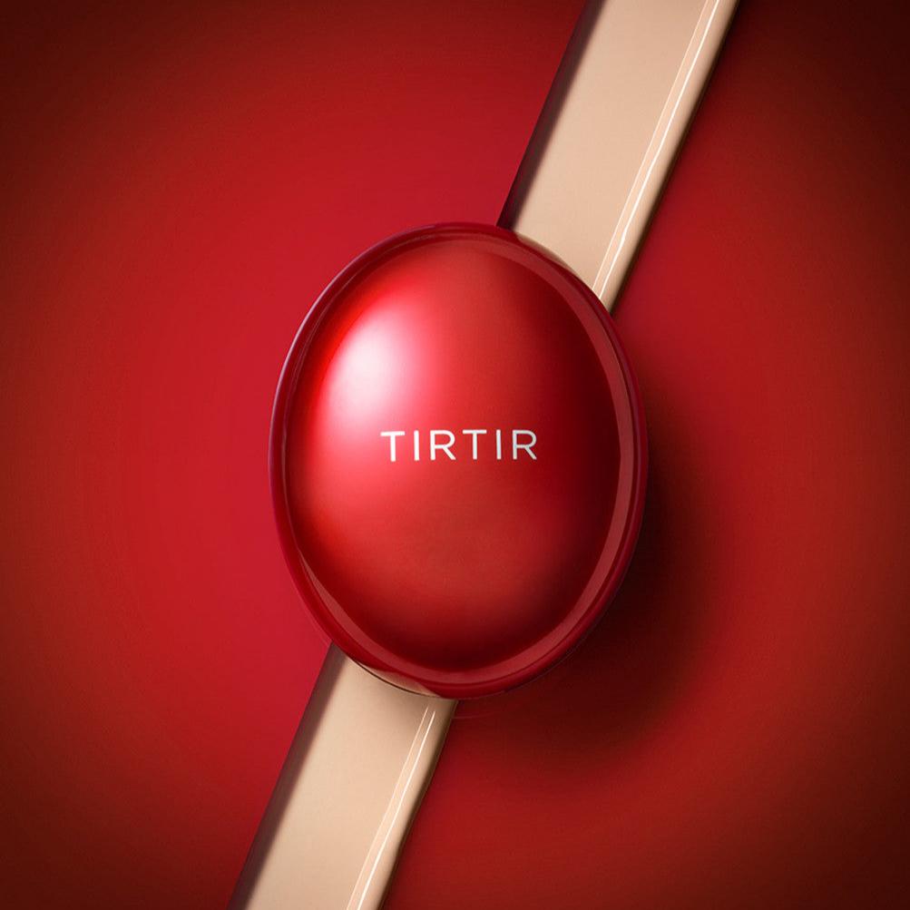 Brightening face powder with UV protection TIRTIR Mask Fit Red Cushion MINI SPF40 PA++