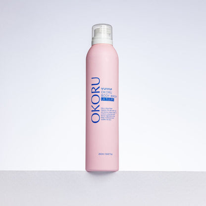 Spray shower foam with a tulip scent OKORU BODY WASH LA TULIPE