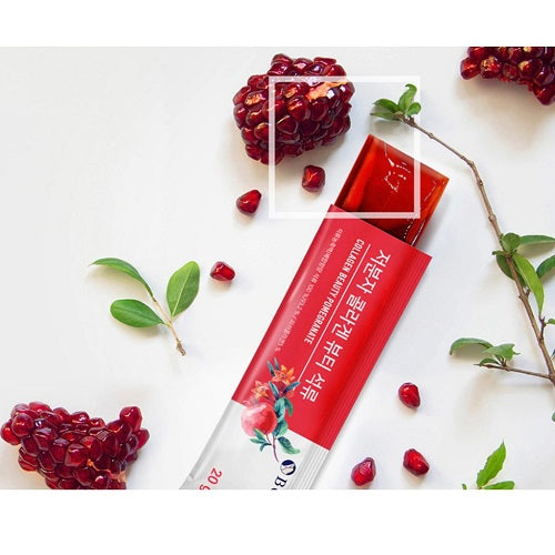 Low molecular marine collagen jelly sticks with pomegranate BB LAB Pomegranate Collagen S