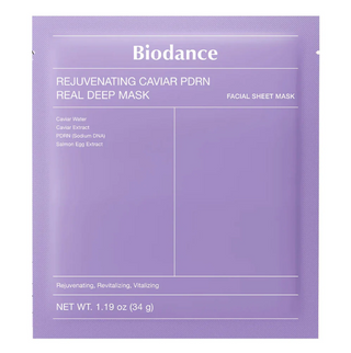 Feuchtigkeitsspendende Kaviar Maske Biodance Rejuvenating Caviar PDRN Real Deep Mask 34g