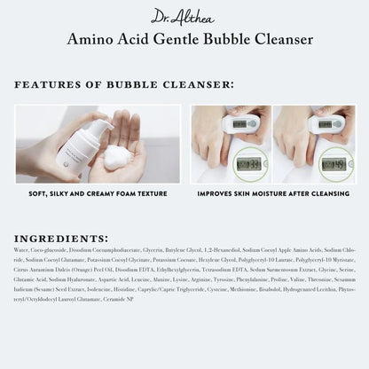 Dr. Althea Amino Acid Gentle Bubble Cleanser 140 ml
