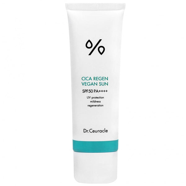 Soothing and Hydrating Sunscreen Cream Dr. Ceuracle Cica Regen Vegan Sun SPF50+ PA++++ 50ml