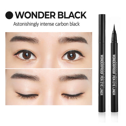 Eyeliner rezistent la apă BOM Wonderproof pen eye liner