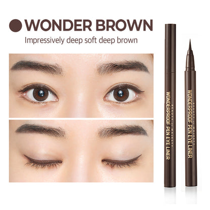 Eyeliner rezistent la apă BOM Wonderproof pen eye liner