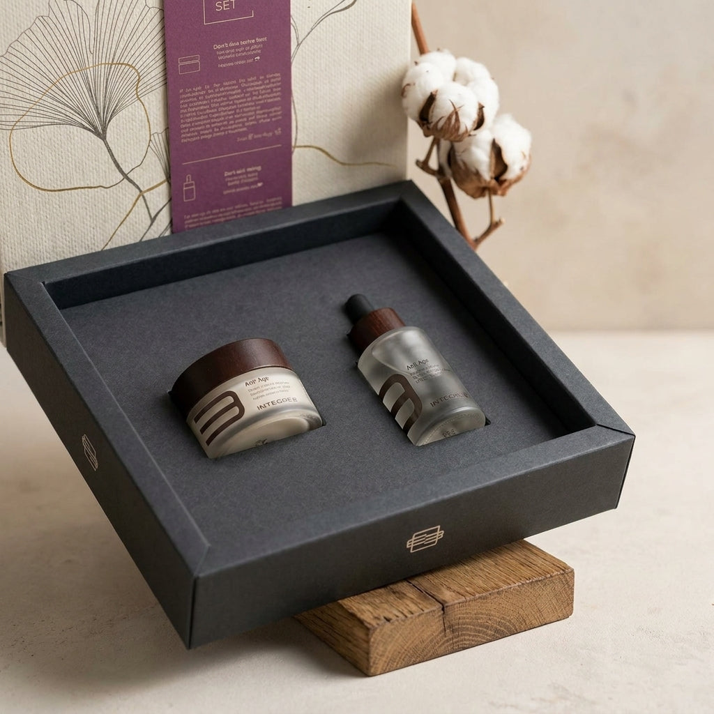 Σετ αντιρυτιδικού ορού και κρέμας INTEGREE ANTI AGE GLAM SET