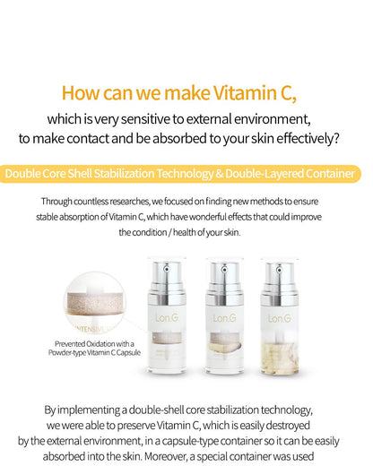 5 week intensive recovery and brightening program with vitamin C LON,G INTENSIVE VIT C AMPOULE SERUM