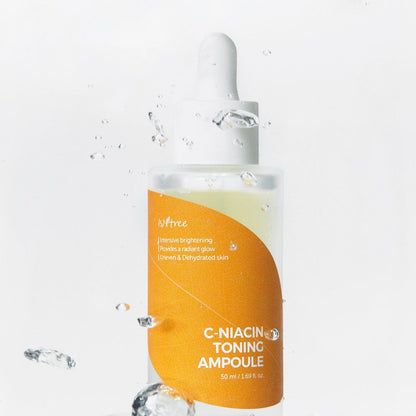 Fehérítő ampulla az arcbőr számára hiperpigmentáció ellen Isntree C-Niacin Toning Ampoule