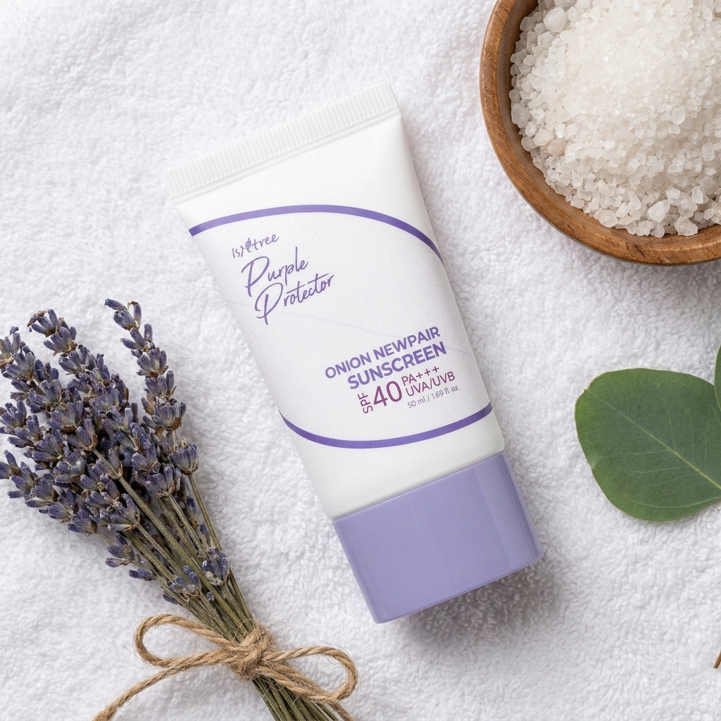 Αντηλιακό προσώπου με εκχύλισμα κρεμμυδιού και SPF40 PA+++ Isntree Onion Newpair Sunscreen SPF40 PA+++