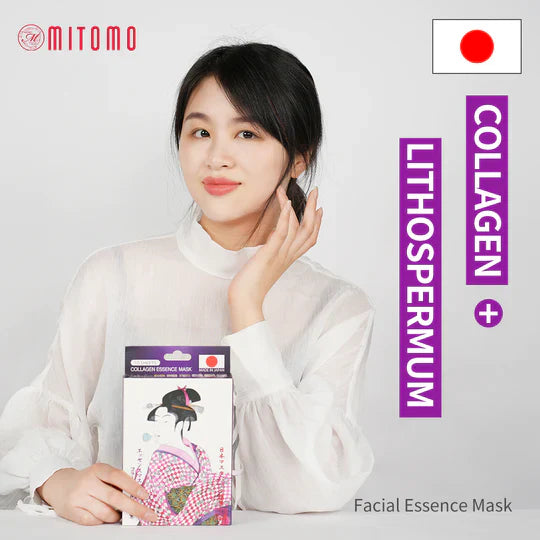 Mitomo Smoothing face mask with Collagen and Lithospermum