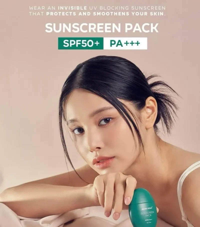 Mania Holic Sunscreen Pack SPF 50+ PA+++ High UV 8-Hour Facial Sunscreen