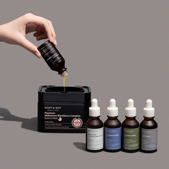 Mary&amp;May Premium Idebenon Blackberry Complex Essence Mask
