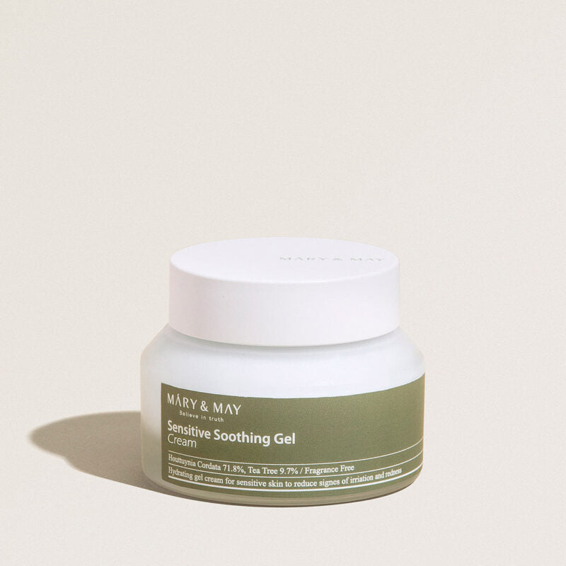 Soothing face gel cream with hutinia and tea tree Sensitive Soothing Gel Blemish Cream