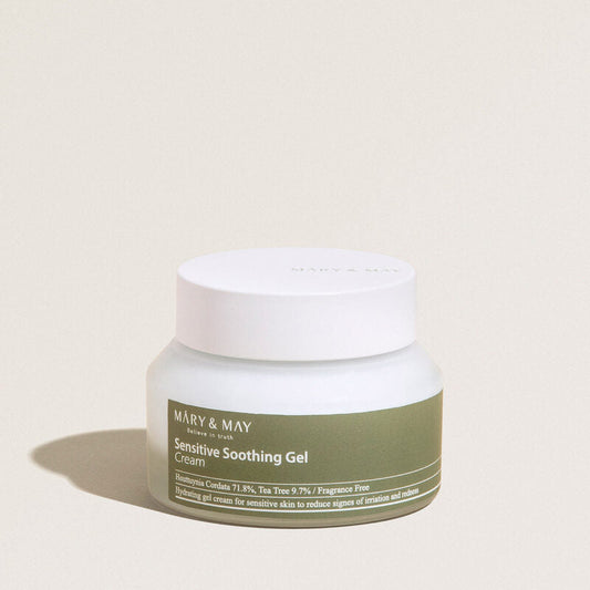 Nyugtató arckrém hutiniával és teafával Sensitive Soothing Gel Blemish Cream 