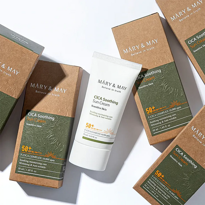 MARY &amp; MAY CICA Soothing Sun Cream SPF50+ PA++++