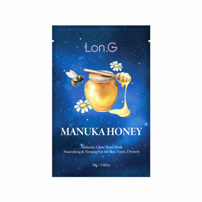 Lon,G nourishing sheet mask with manuka honey