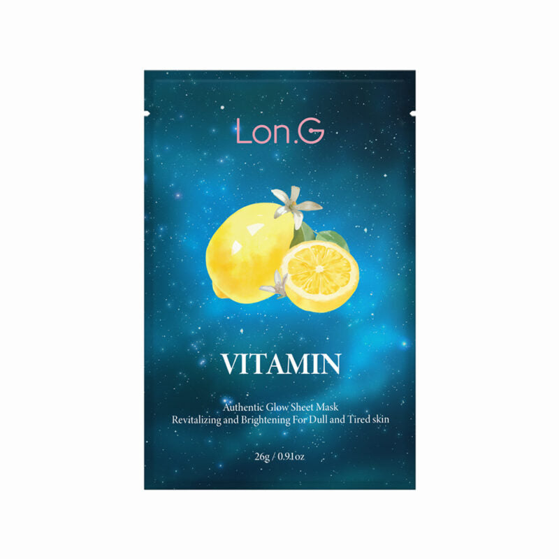 Lon,G brightening sheet mask with vitamins