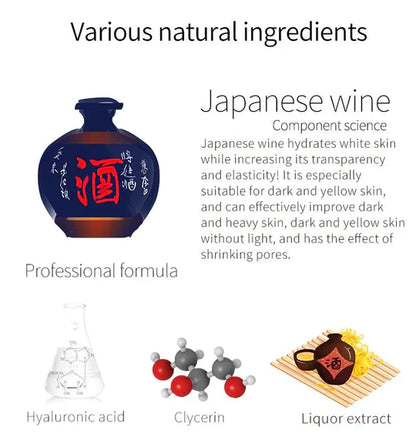 Mitomo Hydrating face mask with Sake extract