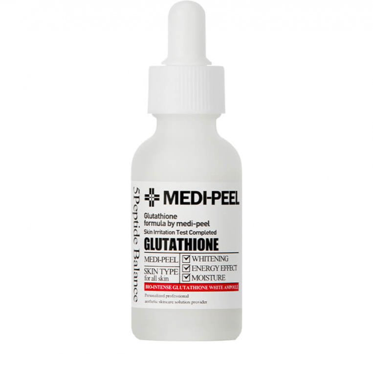 medipeel bio intense glutathione white ampoule mask MEDI PEEL Bio-Intense 30ml Moisture Whitening Ampoule Pure 99% Glutathione brightening ampoule that helps improve dullness Medi-Peel Glutathione White Ampoule