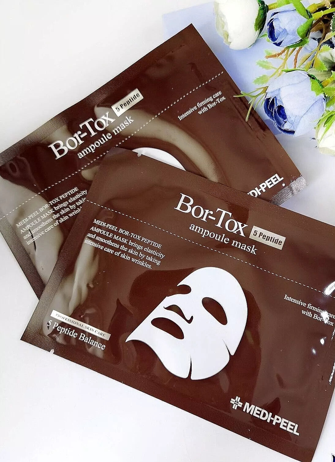 Medi-Peel Bor-Tox Peptide Ampoule Mask box and sheet mask