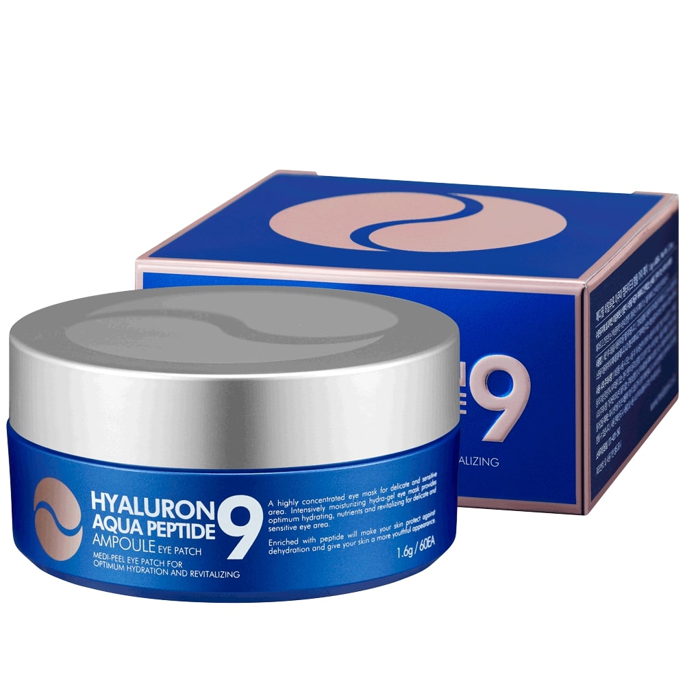 Szemkörnyék tapasz peptidekkel és hialuronsavval Medi-Peel Hyaluron Aqua Peptide 9 Ampoule Eye Patch