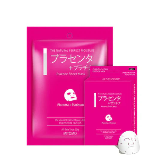 Mitomo Tightening mask with lifting effect Platinum and Placenta