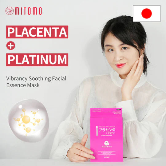 Mitomo Tightening mask with lifting effect Platinum and Placenta