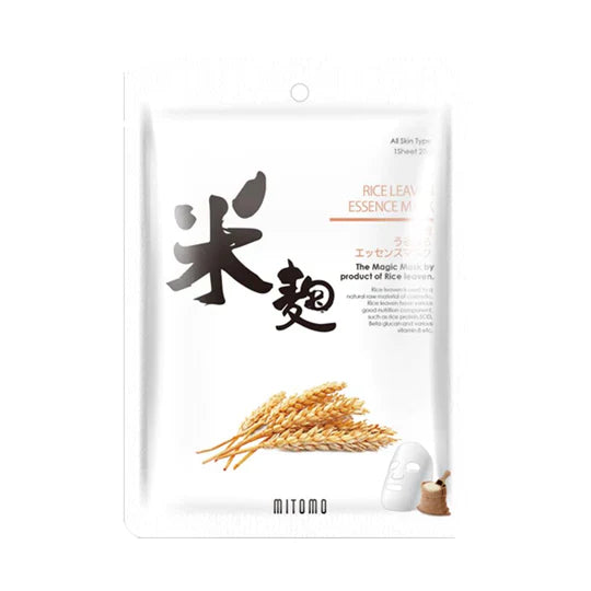 Nährende Gesichtsmaske mit Reisextrakt Mitomo Rice Leaven Essence Mask 25g