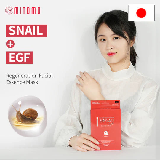 Mitomo Revitalizing mask with snail extract + EGF