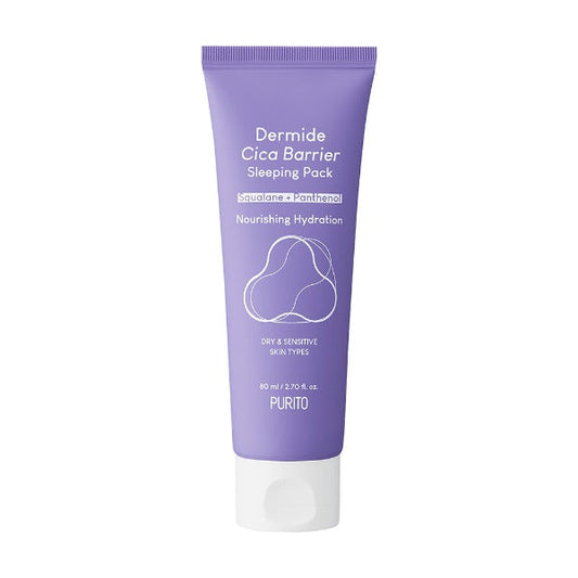 Νυχτερινή ενυδατική μάσκα Purito Dermide Cica Barrier Sleeping Pack