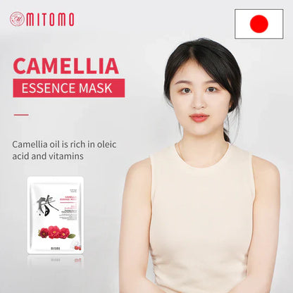 Mitomo Brightening face mask with Japanese camellia extract