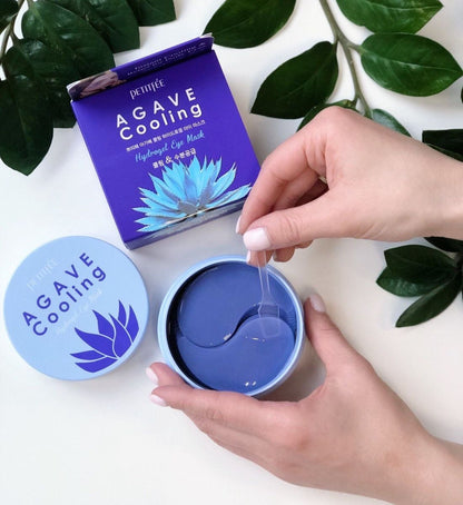 Deeply hydrating eye patches Petitfee Agave Cooling Hydrogel Eye Patch - Koreancare