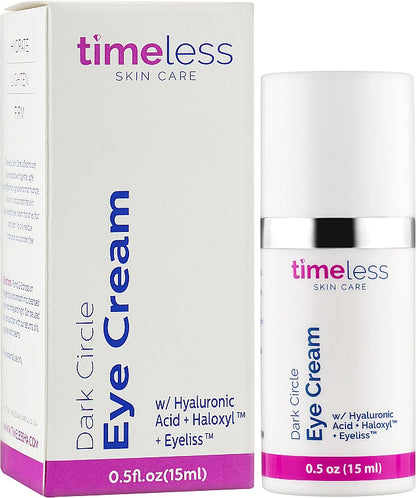 Szemkörnyékápoló krém a ráncok és a sötét karikák ellen Timeless Skin Care Dark Circle Eye Cream 15 ml