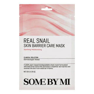 Feuchtigkeitsspendende Schneckenschleim Tuchmaske Some BY MI Real Snail Skin Barrier Care Mask SOMEBYMI 27g