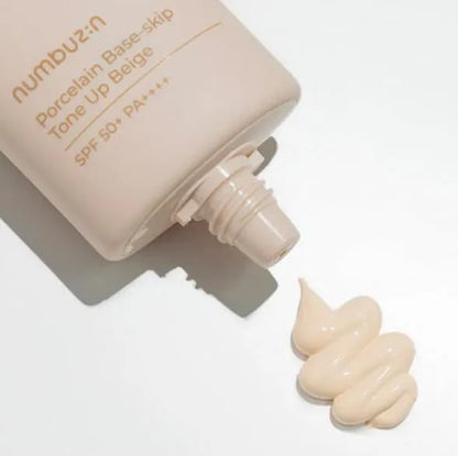 Sunscreen Numbuzin No,3 Porcelain Base-skip Tone Up Beige