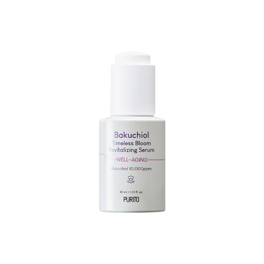 Face serum with bakuchiol PURITO Bakuchiol Timeless Bloom Revitalizing Serum