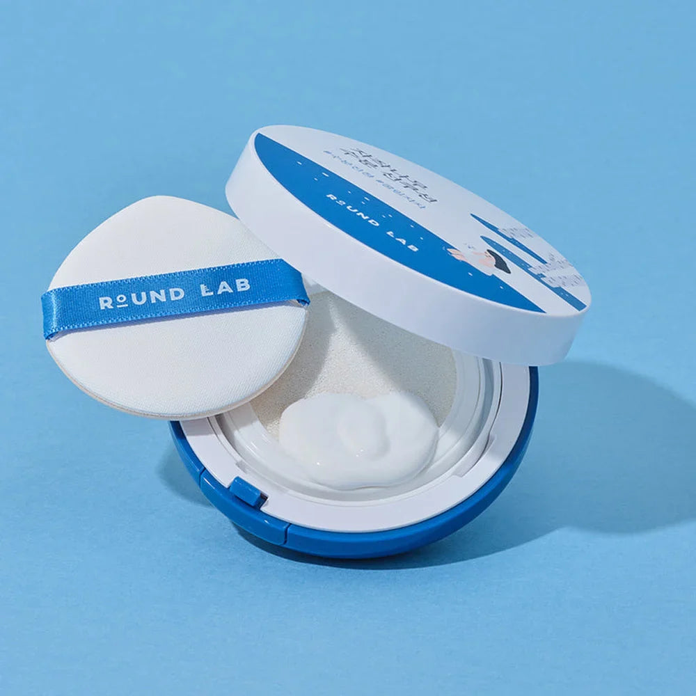 Αντηλιακή προστασία προσώπου Round Lab Moisturizing Sun Cushion