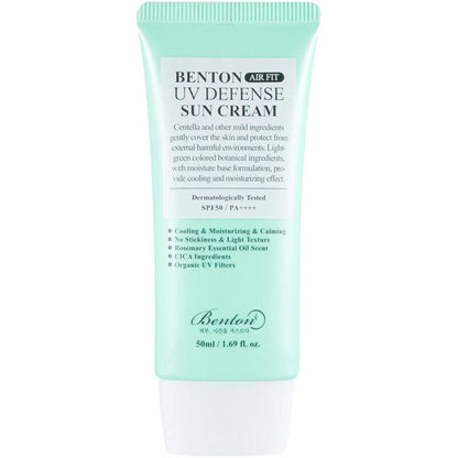 Sunscreen face cream BENTON AIRFIT UV DEFENSE SPF 50+